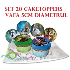 TSW6 Set 20caketoppers de vafa Star Wars d5cm